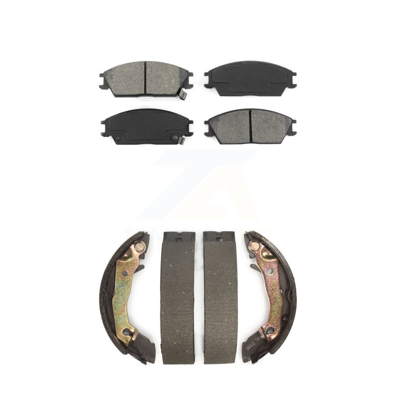 Transit Auto KSN-100084 Disc Brake Pad for 1990-2002 Hyundai Accent, Hyundai Excel and More - Front and Rear