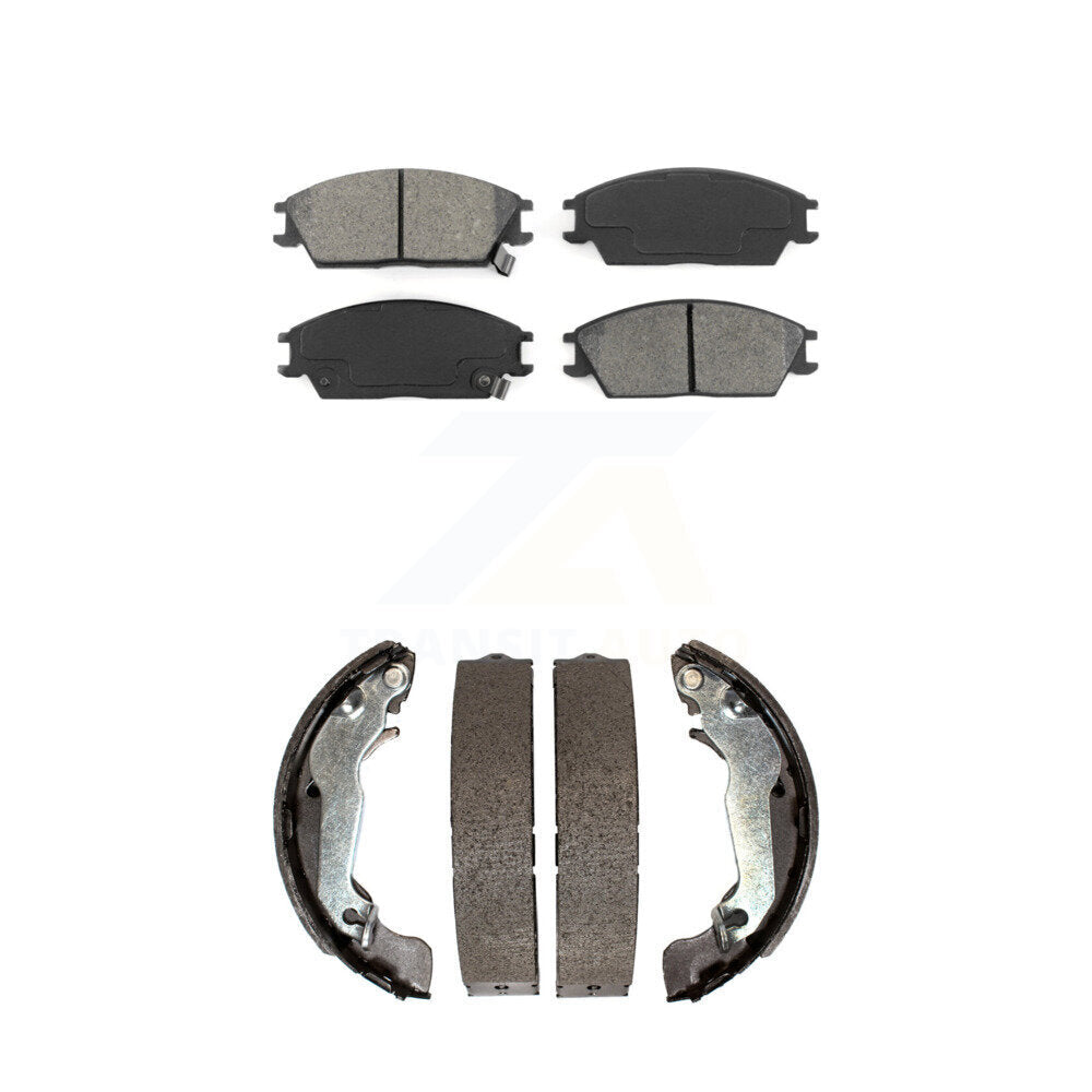 Transit Auto KSN-100085 Disc Brake Pad for 2003-2005 Hyundai Accent - Front and Rear
