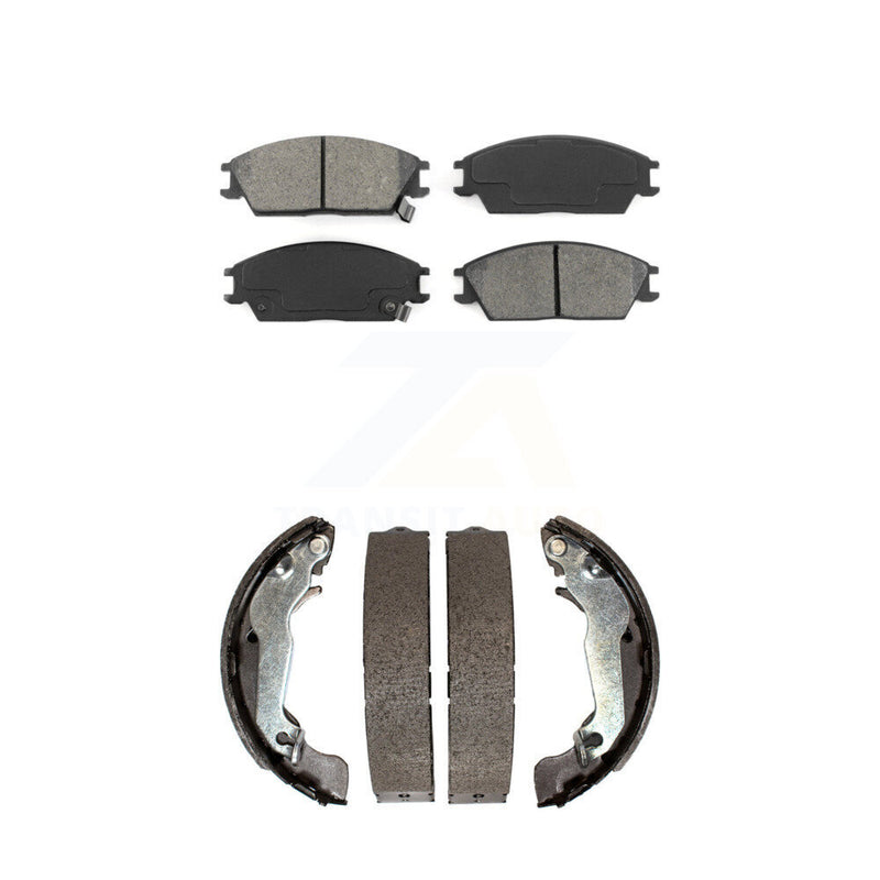 Transit Auto KSN-100085 Disc Brake Pad for 2003-2005 Hyundai Accent - Front and Rear
