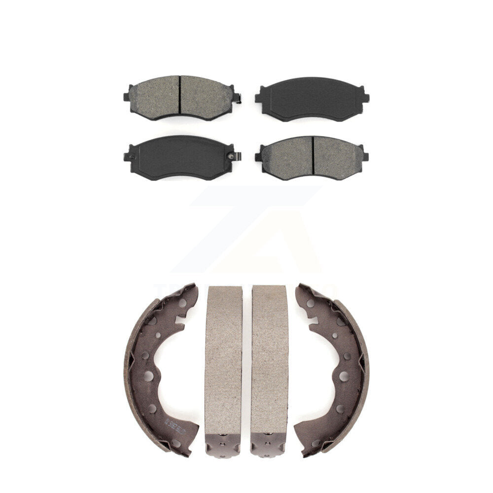 Transit Auto KSN-100088 Disc Brake Pad for 2002-2006 Nissan Sentra - Front and Rear