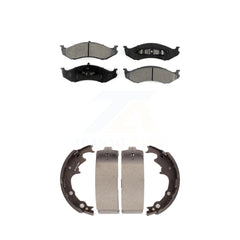 Transit Auto KSN-100102 Disc Brake Pad for 1990-2000 Jeep Cherokee, Jeep Wrangler and More - Front and Rear