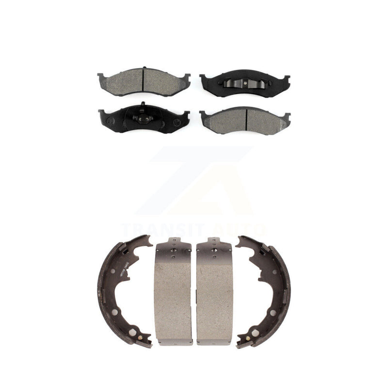 Transit Auto KSN-100102 Disc Brake Pad for 1990-2000 Jeep Cherokee, Jeep Wrangler and More - Front and Rear