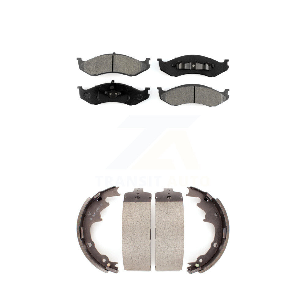 Transit Auto KSN-100103 Disc Brake Pad for 1997-2006 Jeep Cherokee, Jeep Wrangler, Jeep TJ - Front and Rear