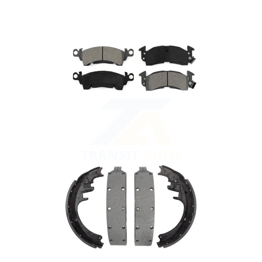 Transit Auto KSN-100113 Disc Brake Pad for 1980-1988 GMC V2500 Suburban, Chevrolet R20 and More - Front and Rear
