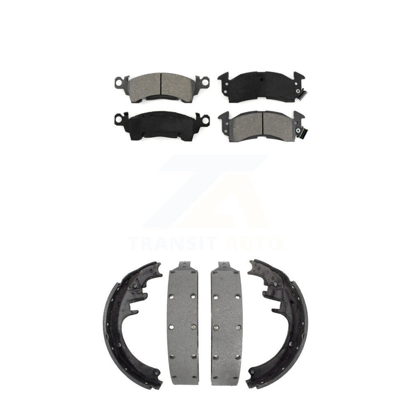 Transit Auto KSN-100113 Disc Brake Pad for 1980-1988 GMC V2500 Suburban, Chevrolet R20 and More - Front and Rear
