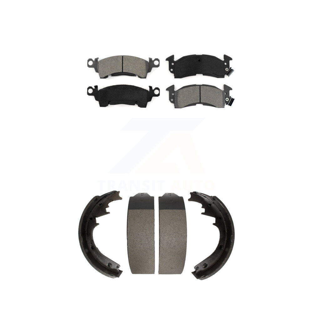 Transit Auto KSN-100115 Disc Brake Pad for 1980-1996 Cadillac Commercial Chassis, Cadillac Fleetwood and More - Front and Rear