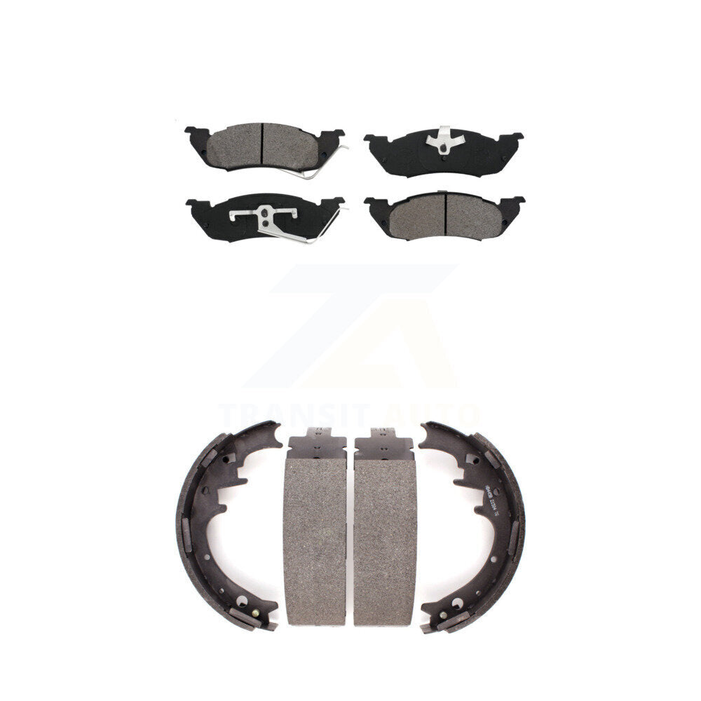 Transit Auto KSN-100124 Disc Brake Pad for 1991-1996 Dodge Dakota - Front and Rear