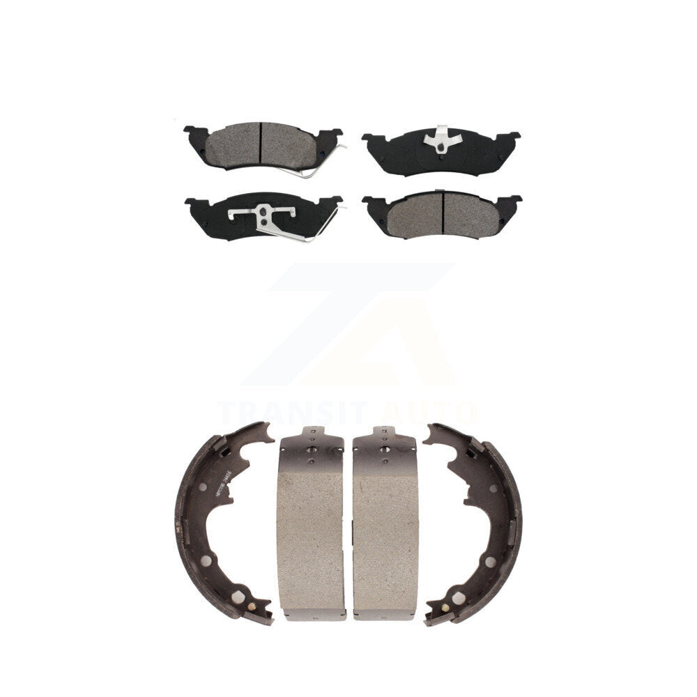 Transit Auto KSN-100125 Disc Brake Pad for 1991-1996 Dodge Dakota - Front and Rear