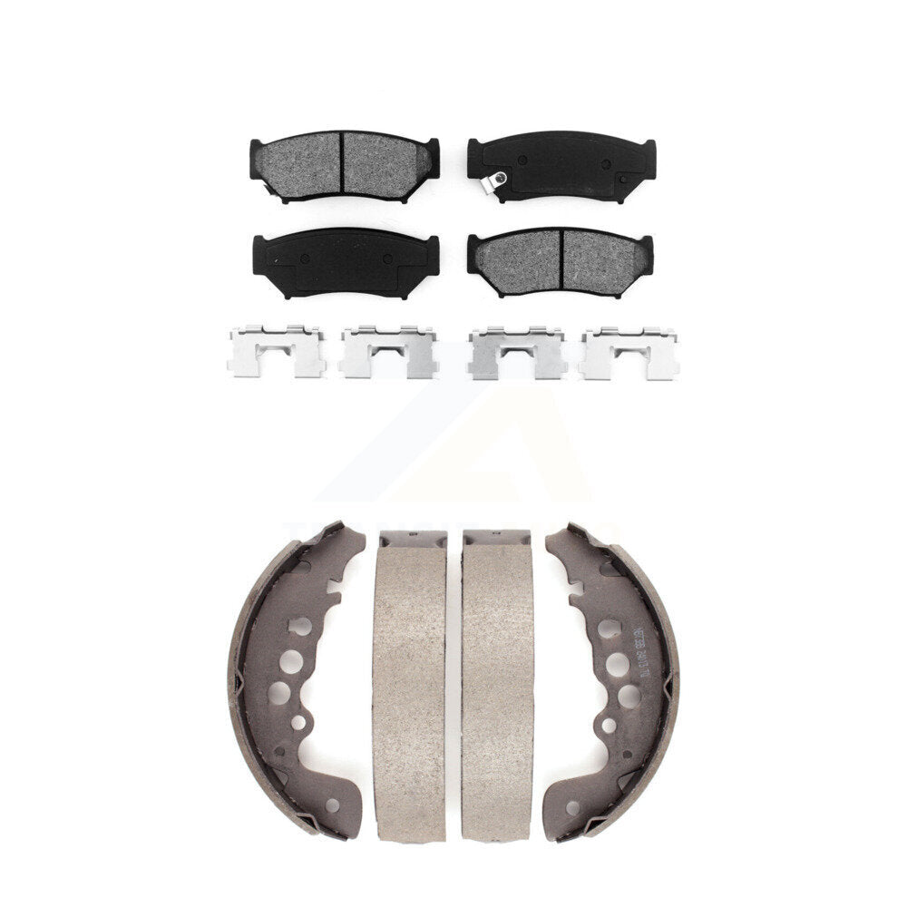 Transit Auto KSN-100128 Disc Brake Pad for 1999-2004 Chevrolet Tracker, Suzuki Vitara - Front and Rear
