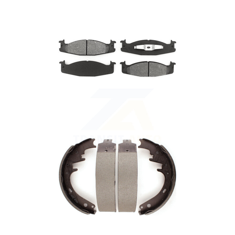Transit Auto KSN-100142 Disc Brake Pad for 1994-1996 Ford Bronco, Ford E-150 Econoline and More - Front and Rear