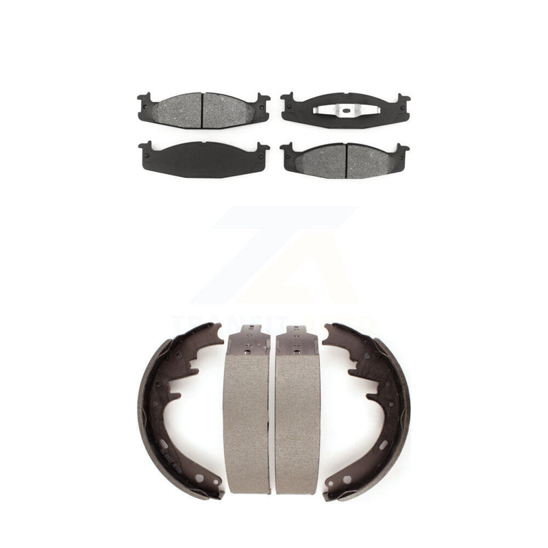 Transit Auto KSN-100142 Disc Brake Pad for 1994-1996 Ford Bronco, Ford E-150 Econoline and More - Front and Rear
