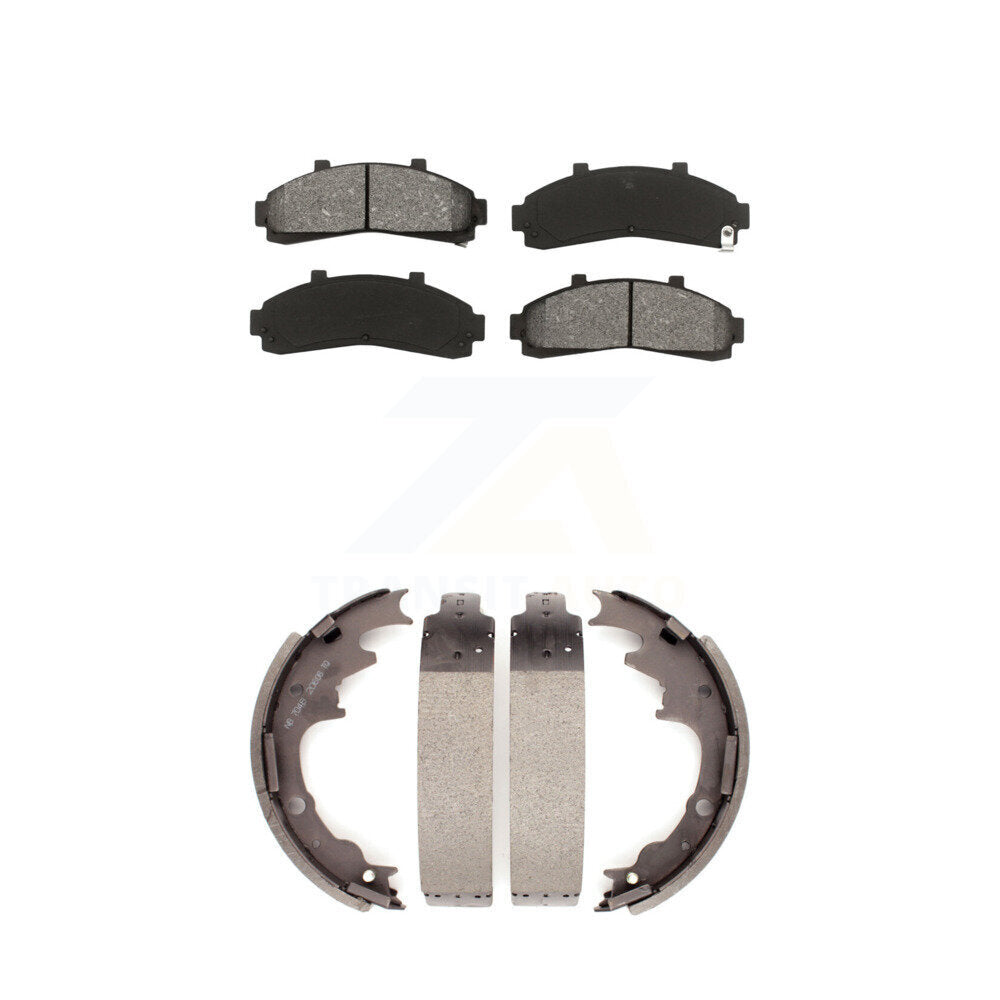 Transit Auto KSN-100152 Disc Brake Pad for 1995-2002 Mazda B2300, Mazda B2500 and More - Front and Rear