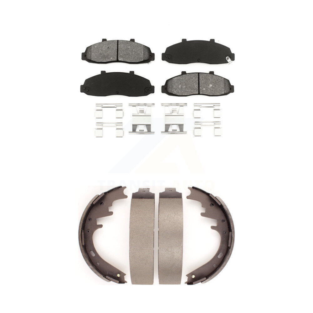 Transit Auto KSN-100163 Disc Brake Pad for 1997-2001 Ford F-150 - Front and Rear