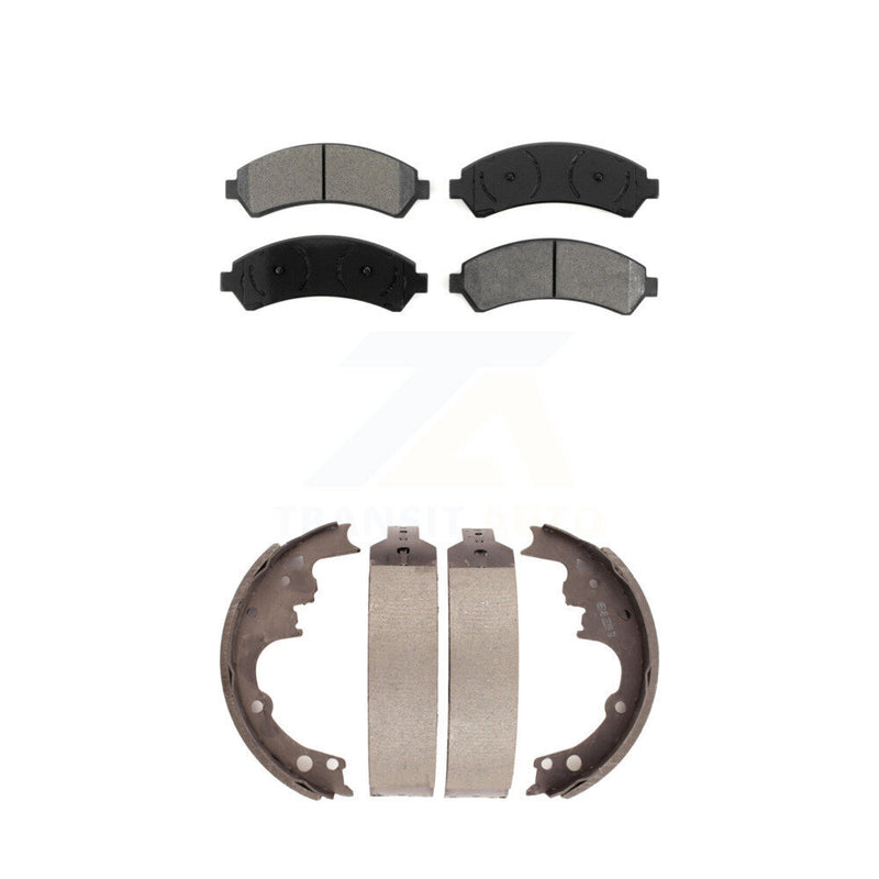 Transit Auto KSN-100177 Disc Brake Pad for 1997-2003 Chevrolet S10, Chevrolet Blazer, GMC Jimmy - Front and Rear