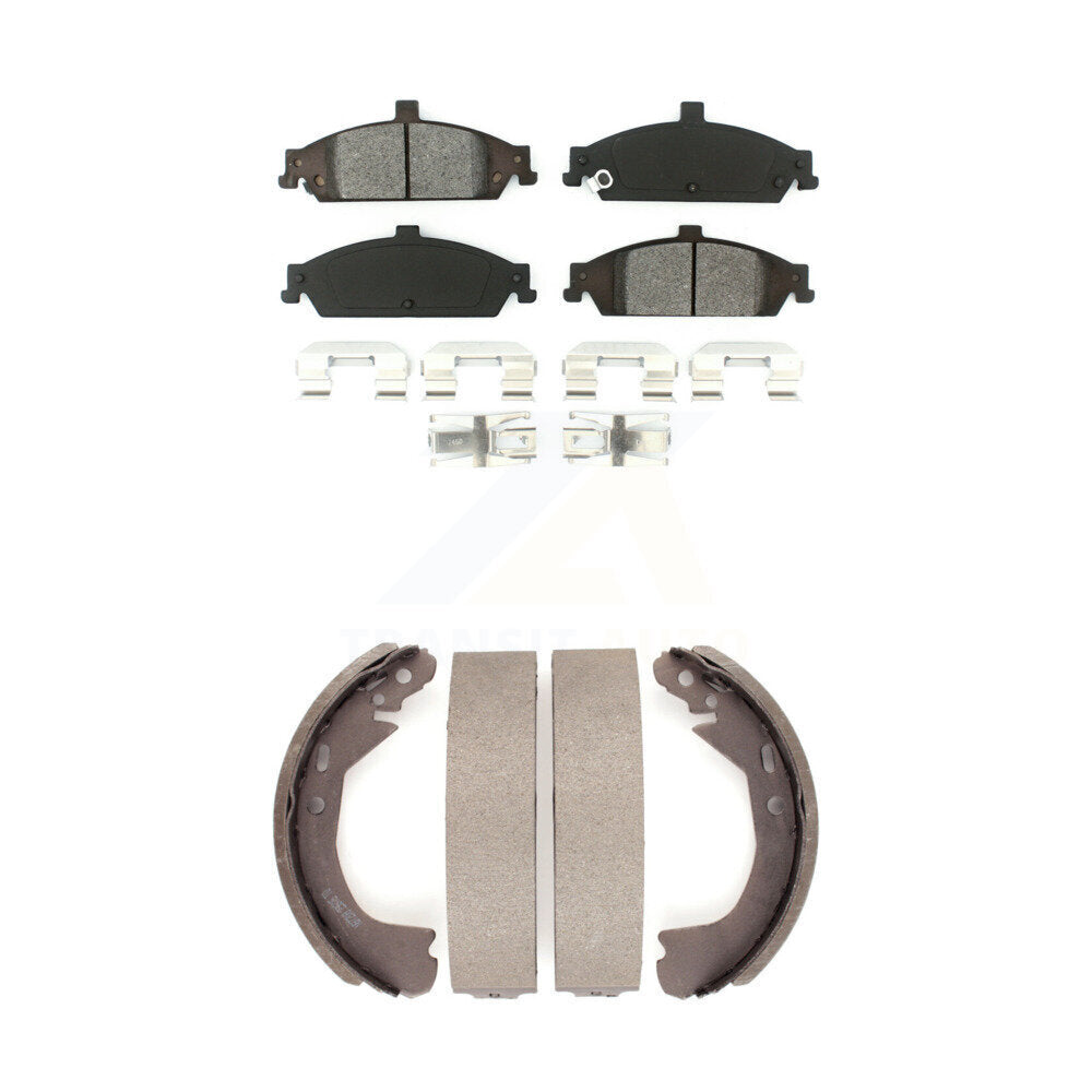 Transit Auto KSN-100178 Disc Brake Pad for 1997-2005 Chevrolet Classic, Oldsmobile Alero and More - Front and Rear