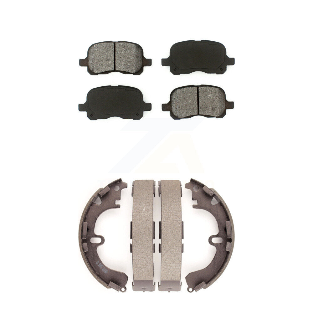 Transit Auto KSN-100180 Disc Brake Pad for 1998-2002 Chevrolet Prizm, Toyota Corolla - Front and Rear