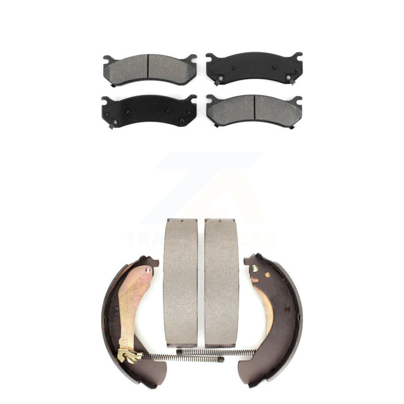 Transit Auto KSN-100189 Disc Brake Pad for 2005-2007 Chevrolet Silverado 1500 Classic, GMC Sierra 1500 Classic and More - Front and Rear