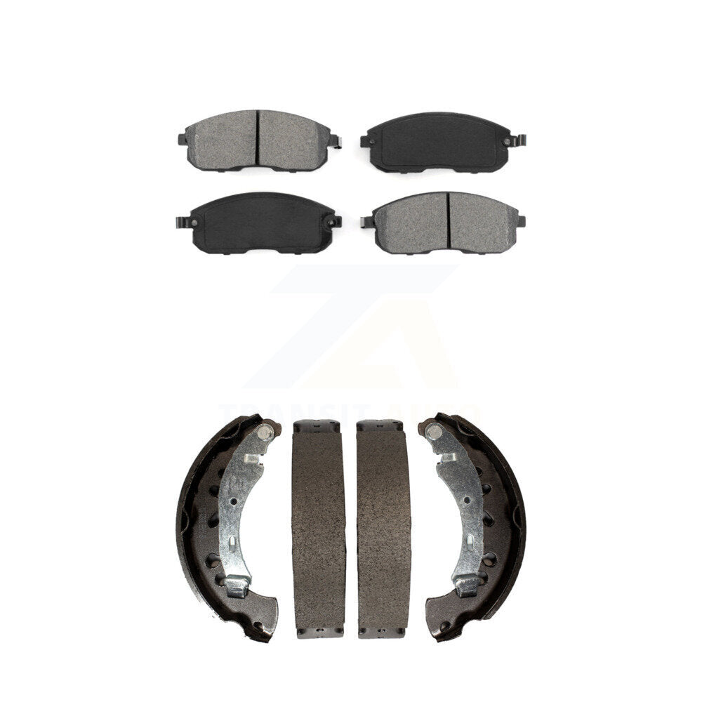 Transit Auto KSN-100196 Disc Brake Pad for 2013-2019 Nissan Sentra - Front and Rear