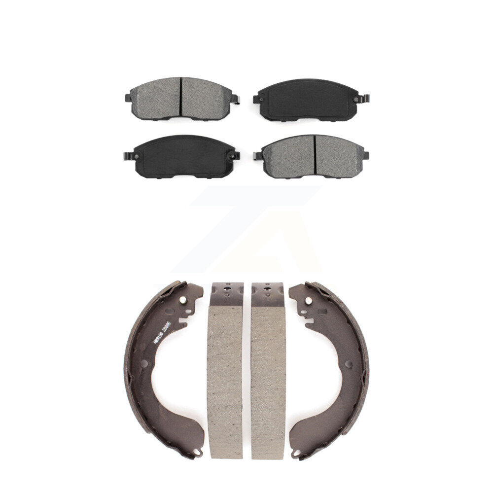 Transit Auto KSN-100197 Disc Brake Pad for 2007-2014 Nissan Cube, Nissan Sentra, Nissan Versa - Front and Rear