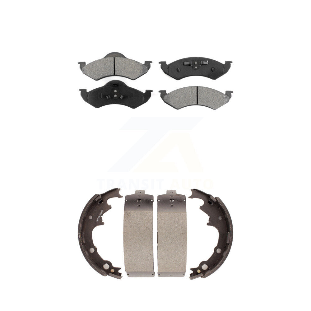 Transit Auto KSN-100202 Disc Brake Pad for 2000-2002 Dodge Dakota - Front and Rear