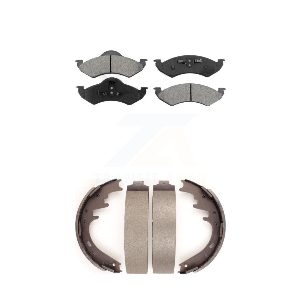 Transit Auto KSN-100203 Disc Brake Pad for 2000-2002 Dodge Dakota, Dodge Durango - Front and Rear