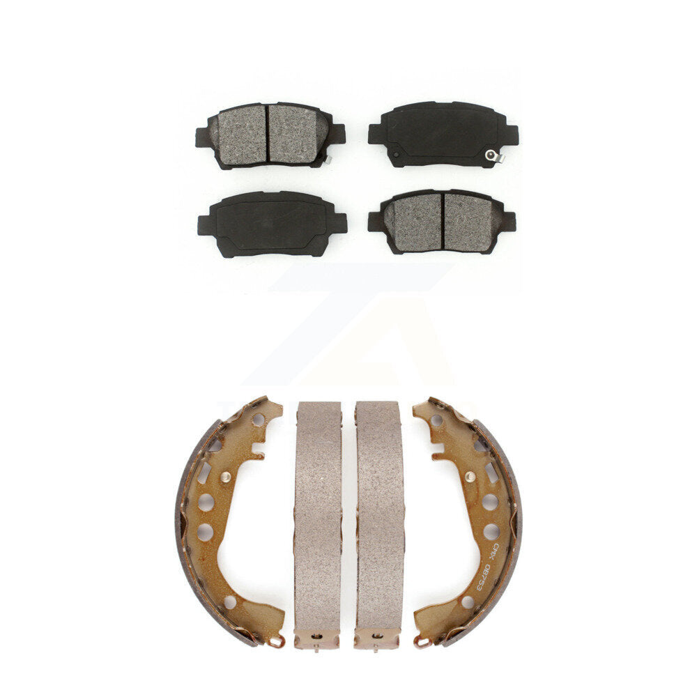 Transit Auto KSN-100204 Disc Brake Pad for 2000-2008 Scion xA, Scion xB and More - Front and Rear