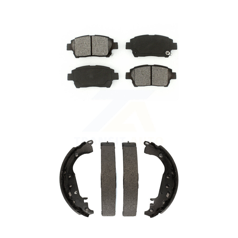 Transit Auto KSN-100206 Disc Brake Pad for 2009 Toyota Prius - Front and Rear