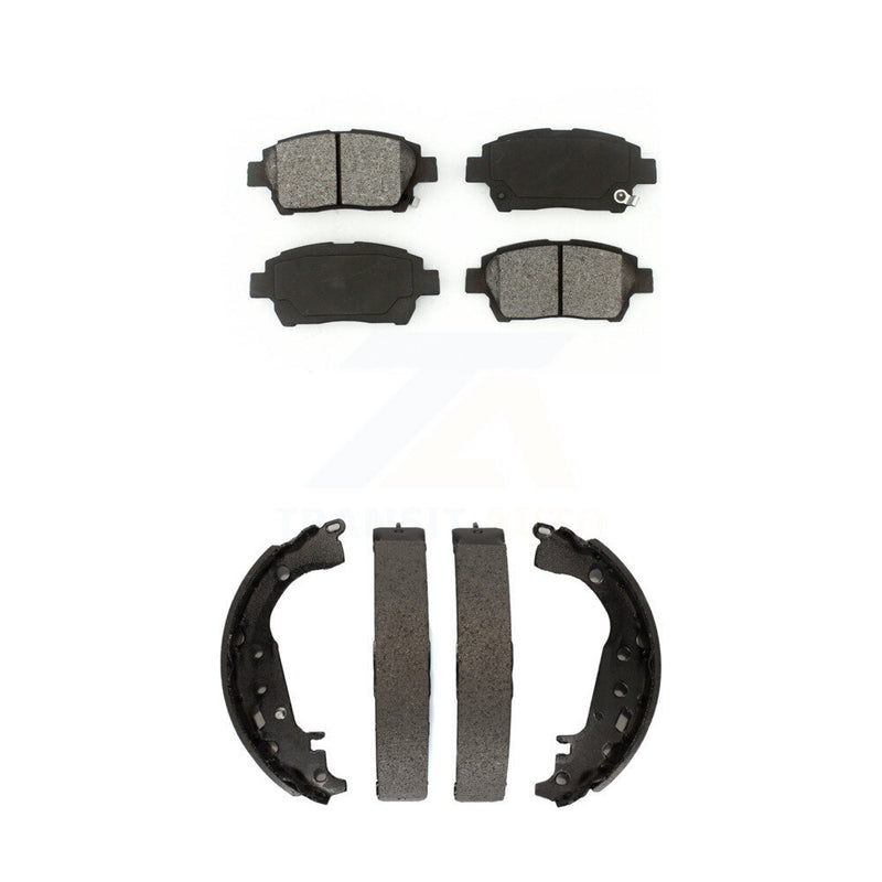 Transit Auto KSN-100206 Disc Brake Pad for 2009 Toyota Prius - Front and Rear