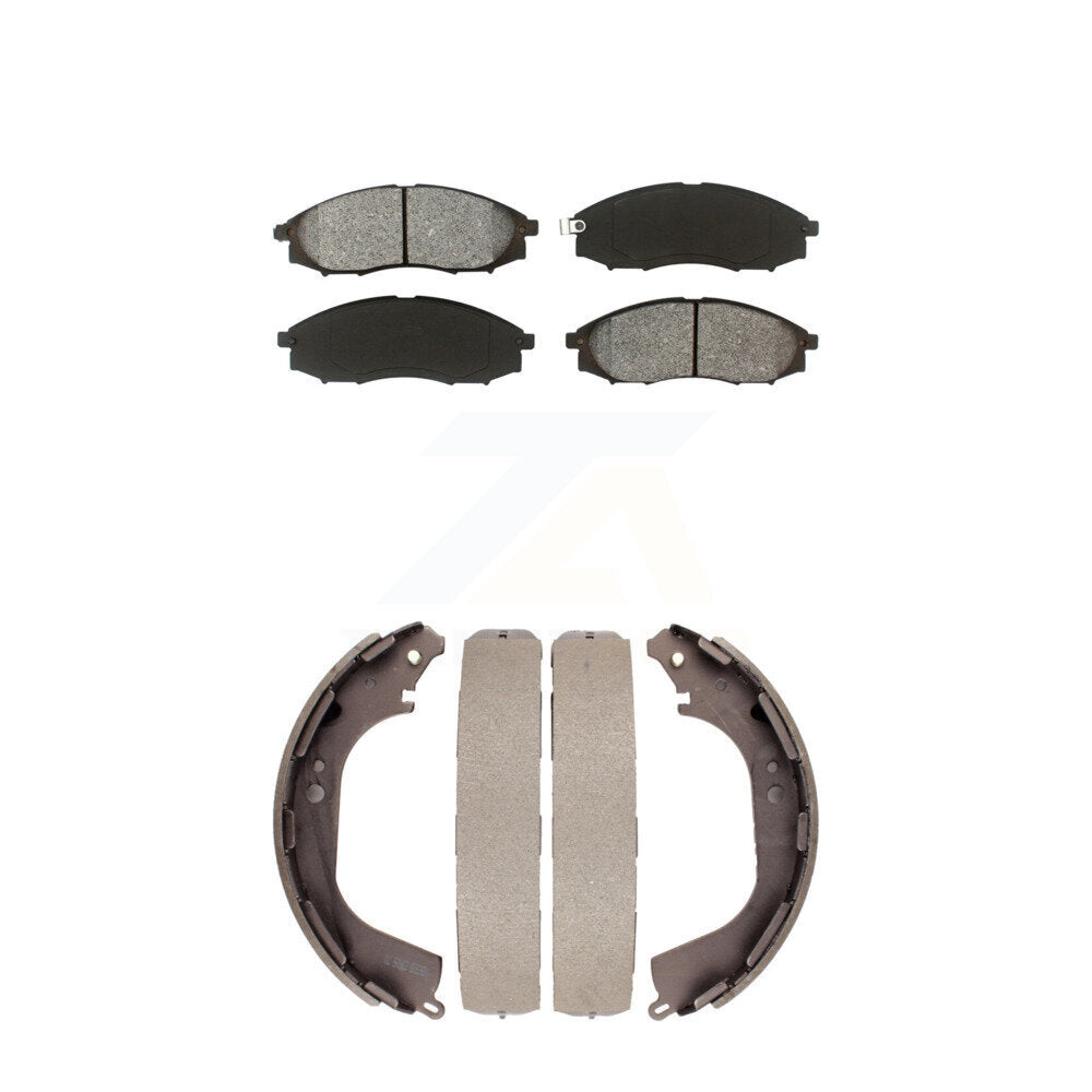 Transit Auto KSN-100207 Disc Brake Pad for 2000-2004 Nissan Frontier, Nissan Xterra - Front and Rear