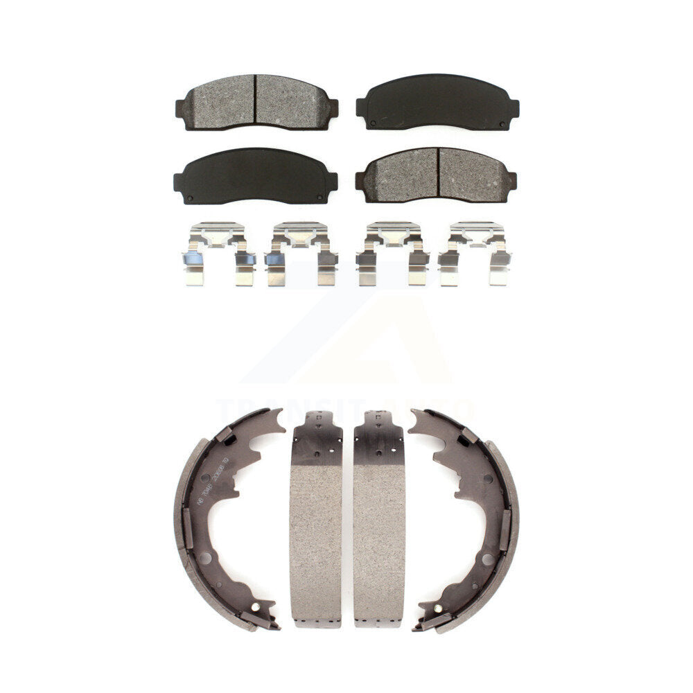 Transit Auto KSN-100209 Disc Brake Pad for 2003-2010 Ford Ranger, Mazda B2300 and More - Front and Rear