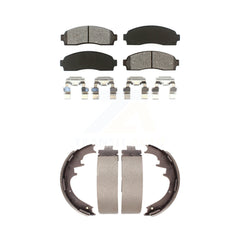 Transit Auto KSN-100210 Disc Brake Pad for 2003-2010 Ford Ranger, Mazda B2300 and More - Front and Rear