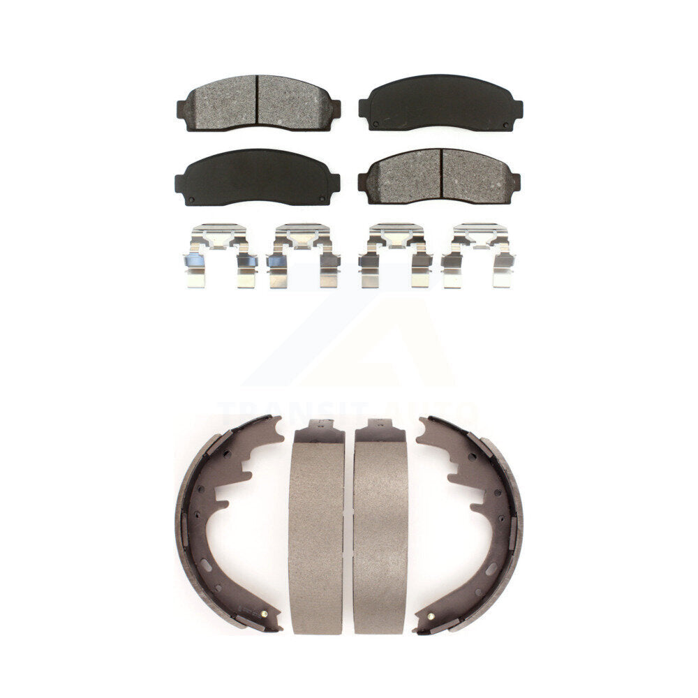 Transit Auto KSN-100211 Disc Brake Pad for 2001-2002 Ford Explorer Sport Trac - Front and Rear