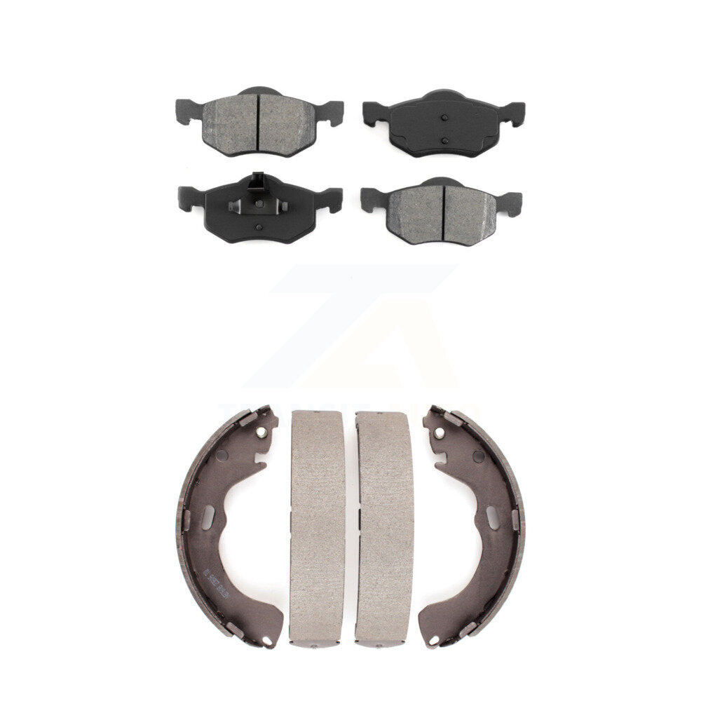 Transit Auto KSN-100216 Disc Brake Pad for 2001-2007 Ford Escape, Mercury Mariner, Mazda Tribute - Front and Rear