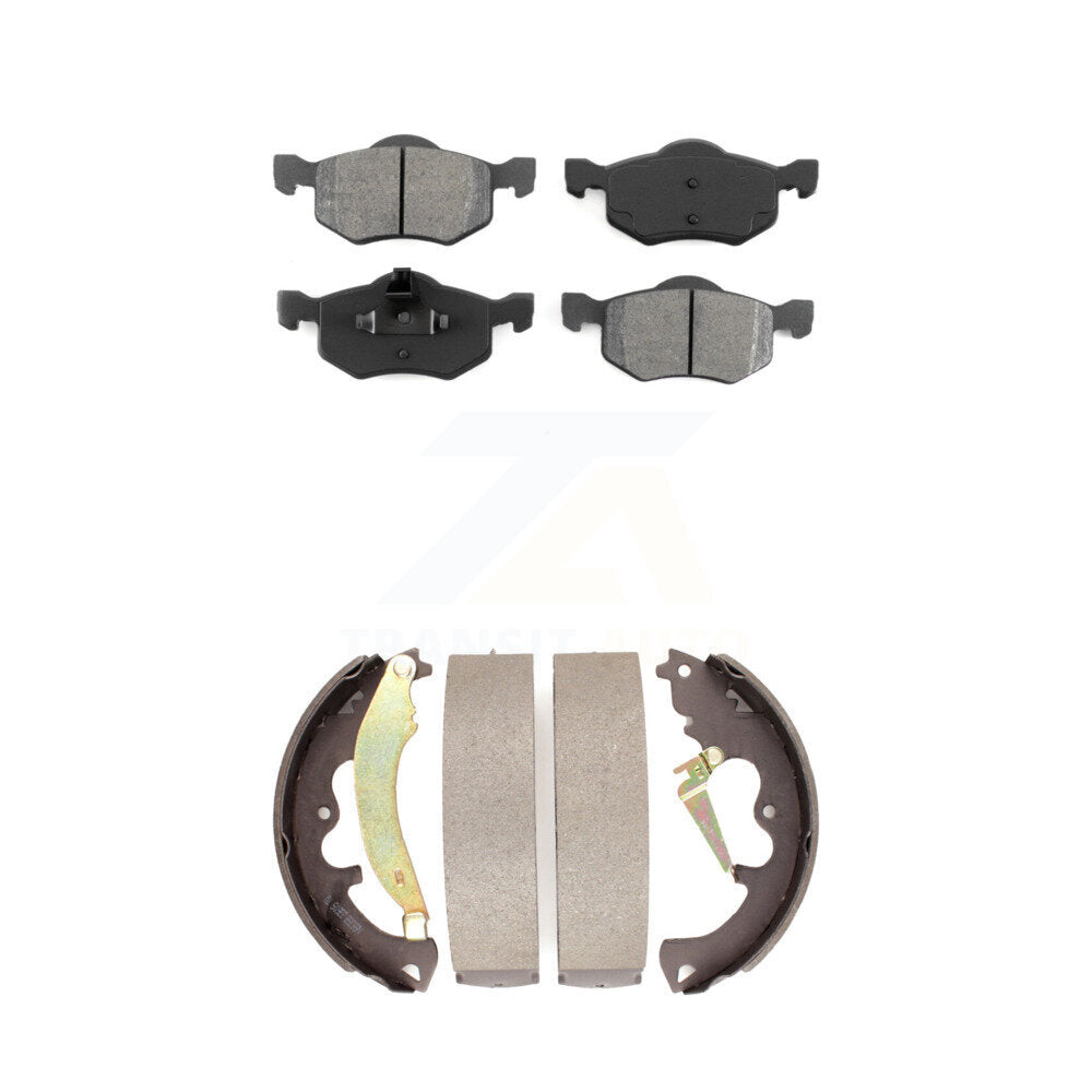 Transit Auto KSN-100217 Disc Brake Pad for 2007 Ford Escape, Mercury Mariner - Front and Rear