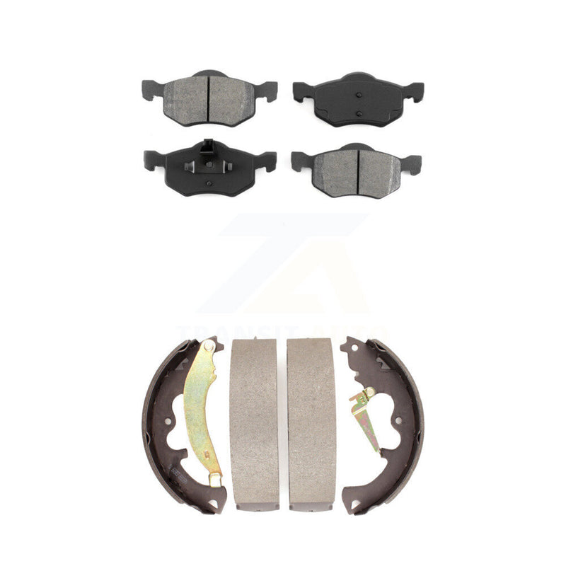 Transit Auto KSN-100217 Disc Brake Pad for 2007 Ford Escape, Mercury Mariner - Front and Rear