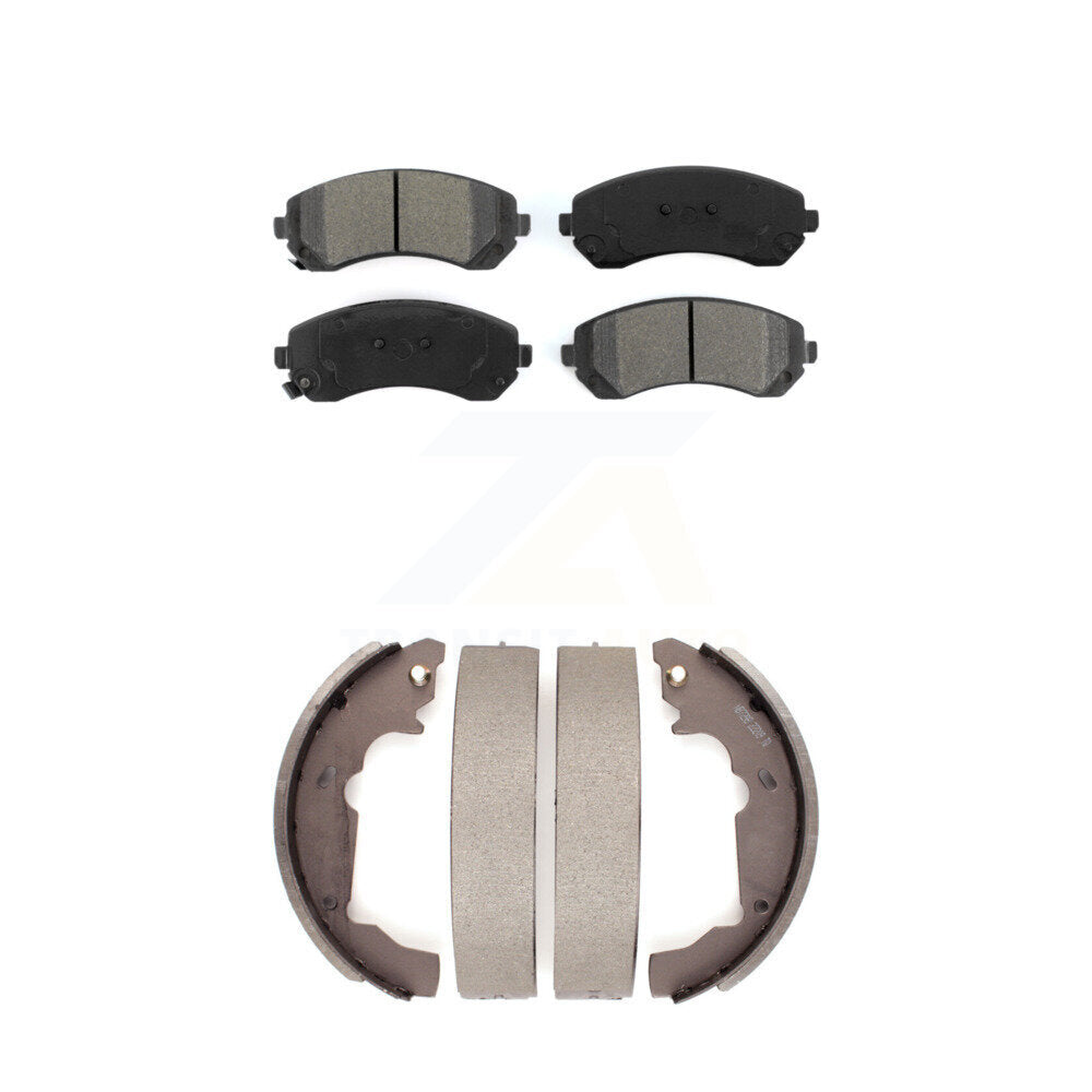 Transit Auto KSN-100219 Disc Brake Pad for 2001-2005 Pontiac Aztek - Front and Rear