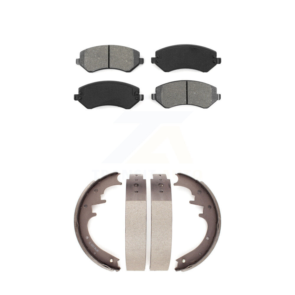 Transit Auto KSN-100223 Disc Brake Pad for 2002 Jeep Liberty - Front and Rear
