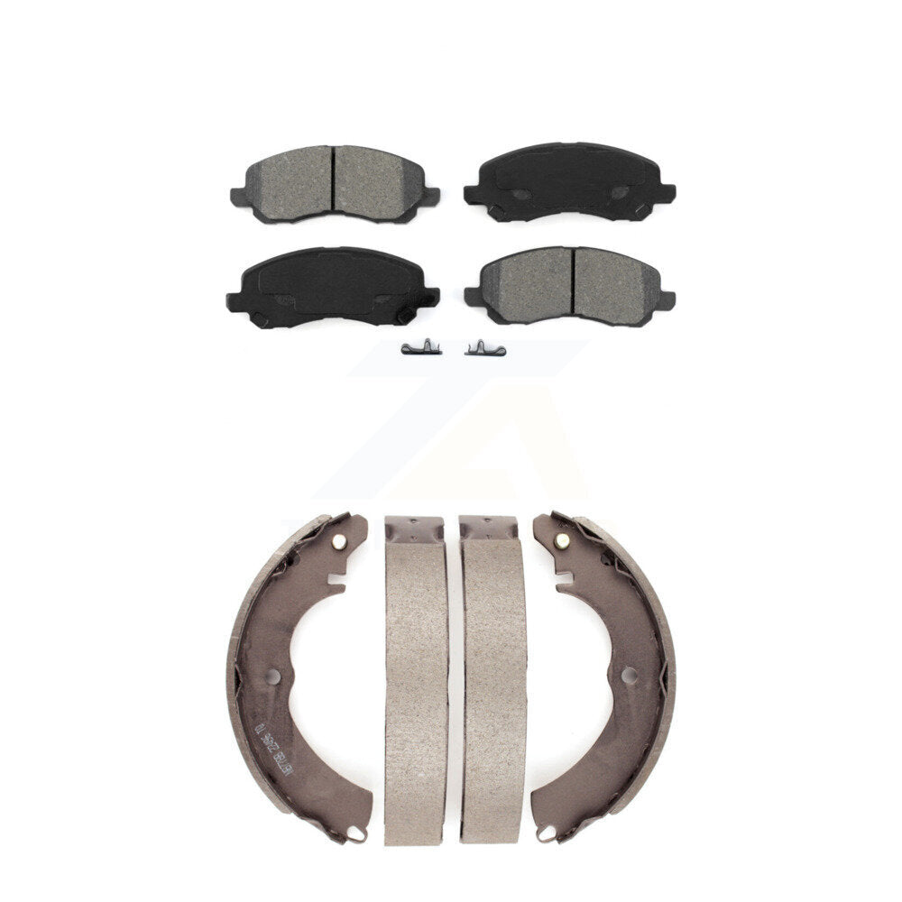 Transit Auto KSN-100232 Disc Brake Pad for 2004-2015 Mitsubishi Lancer - Front and Rear