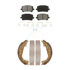 Transit Auto KSN-100248 Disc Brake Pad for 2003-2008 Toyota Corolla - Front and Rear