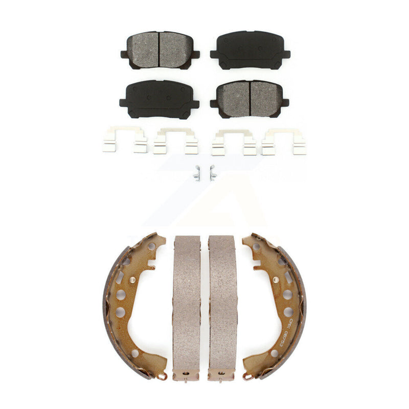 Transit Auto KSN-100248 Disc Brake Pad for 2003-2008 Toyota Corolla - Front and Rear