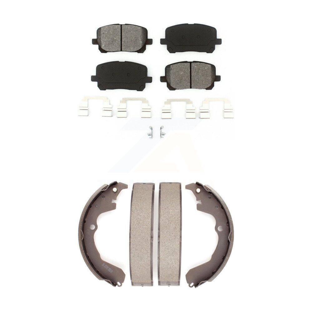 Transit Auto KSN-100249 Disc Brake Pad for 2003-2008 Pontiac Vibe, Toyota Matrix - Front and Rear