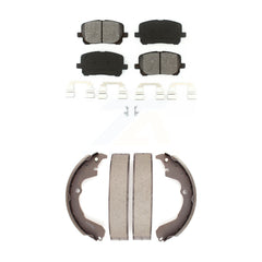Transit Auto KSN-100249 Disc Brake Pad for 2003-2008 Pontiac Vibe, Toyota Matrix - Front and Rear