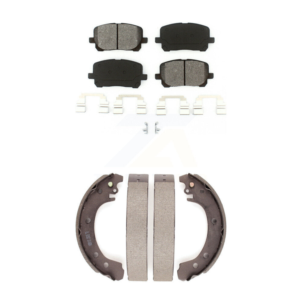 Transit Auto KSN-100251 Disc Brake Pad for 2003-2008 Toyota Corolla - Front and Rear