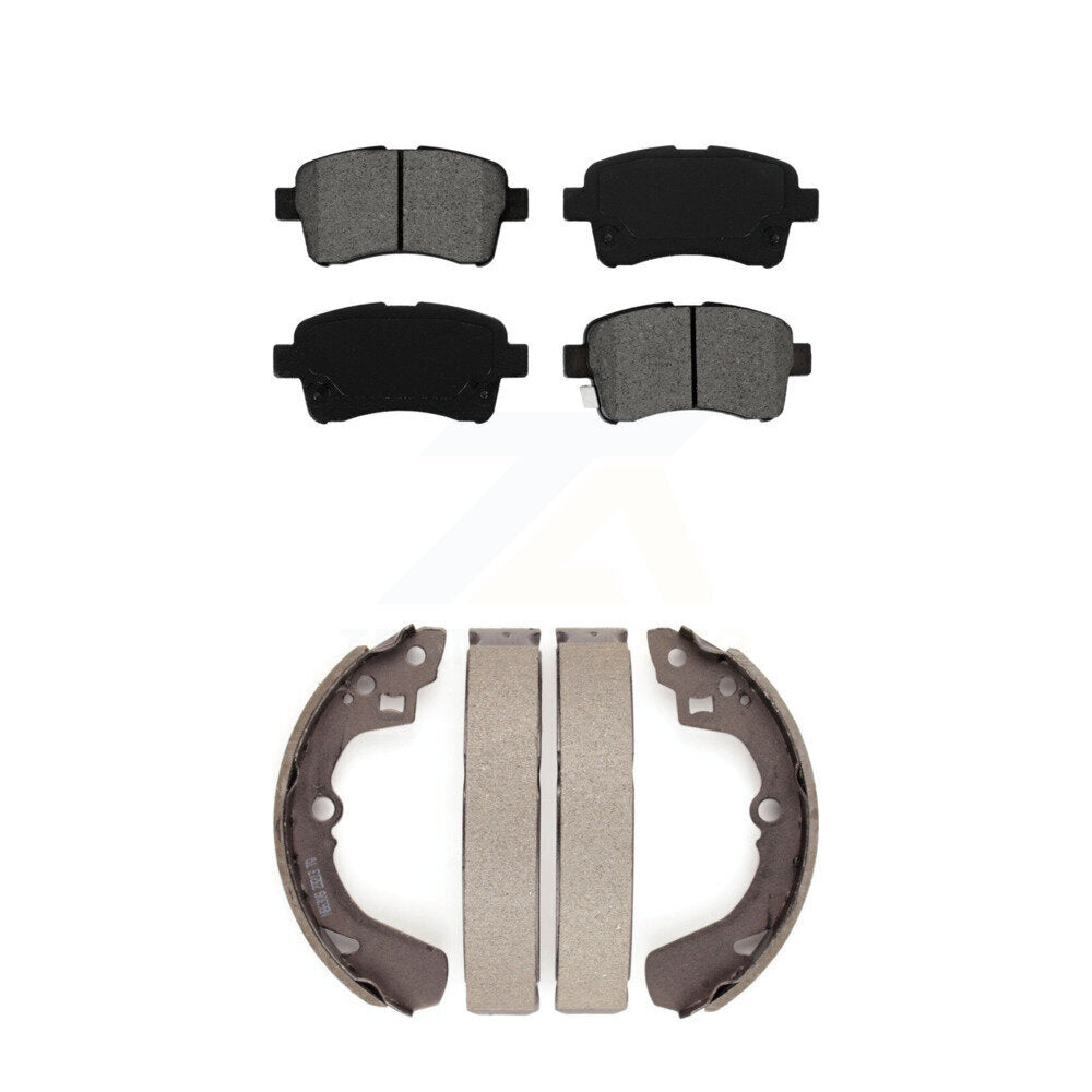 Transit Auto KSN-100255 Disc Brake Pad for 2002-2005 Suzuki Aerio - Front and Rear