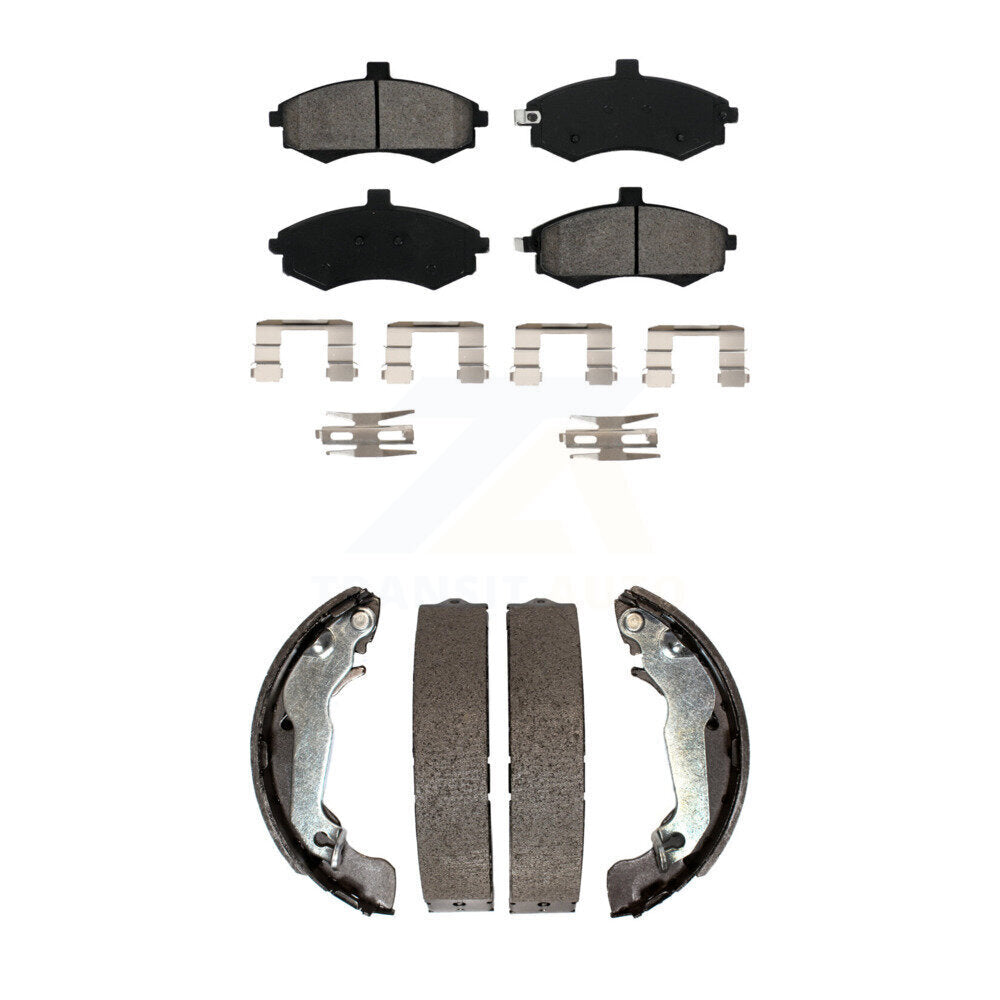 Transit Auto KSN-100256 Disc Brake Pad for 2002-2005 Hyundai Elantra - Front and Rear
