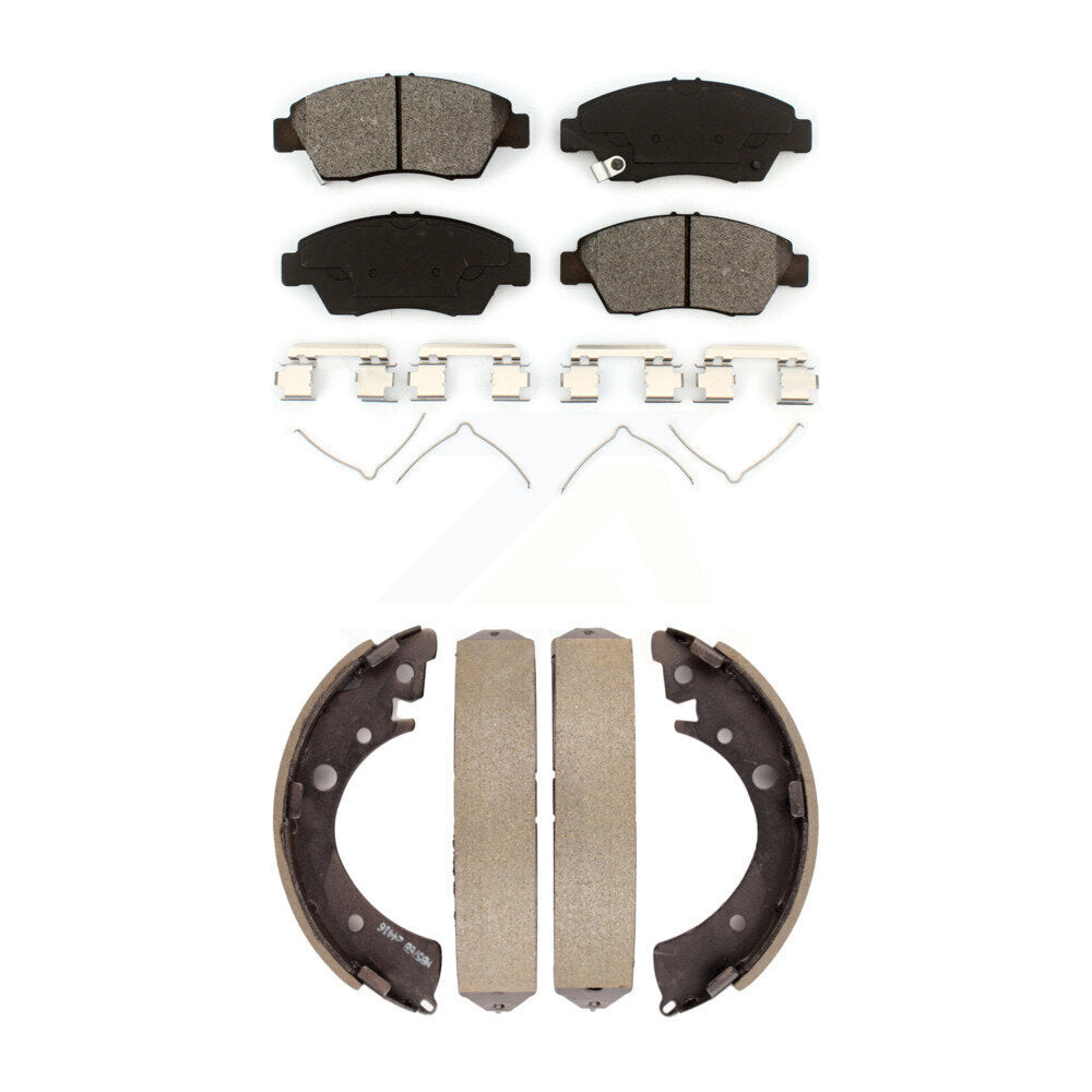 Transit Auto KSN-100258 Disc Brake Pad for 2004-2008 Honda Fit, Honda Civic - Front and Rear