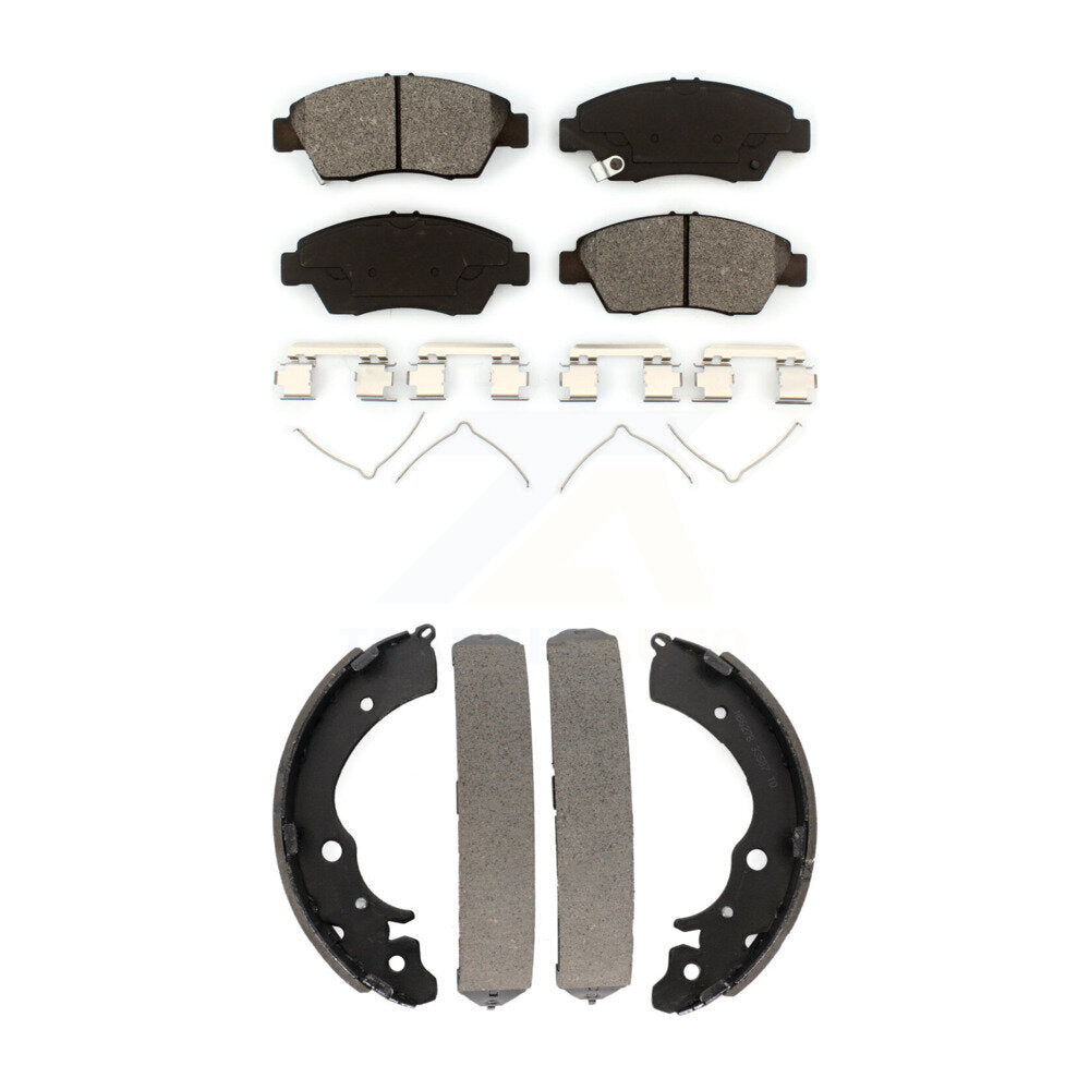 Transit Auto KSN-100259 Disc Brake Pad for 2003-2015 Honda Civic - Front and Rear