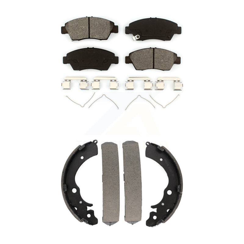 Transit Auto KSN-100259 Disc Brake Pad for 2003-2015 Honda Civic - Front and Rear