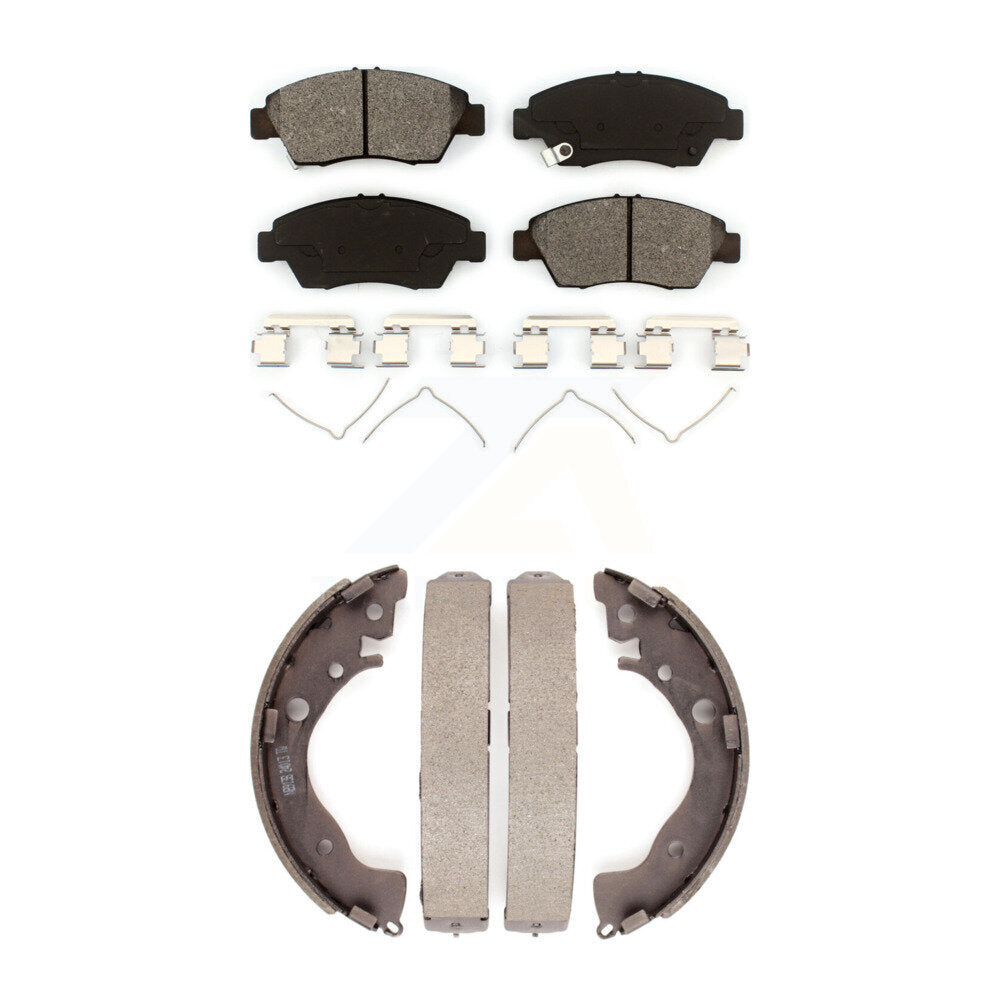 Transit Auto KSN-100260 Disc Brake Pad for 2009-2020 Honda Fit, Honda Civic - Front and Rear