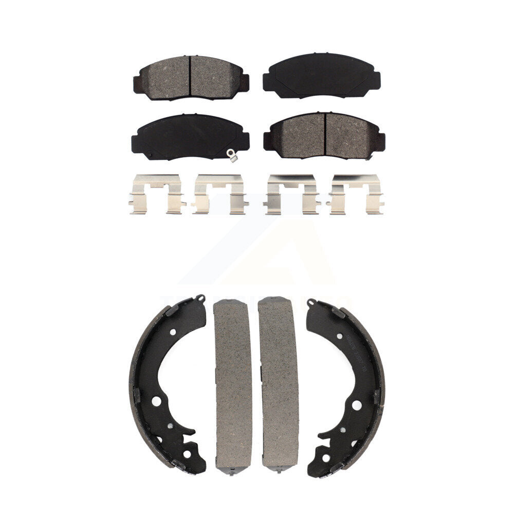 Transit Auto KSN-100263 Disc Brake Pad for 2003-2010 Honda Civic, Honda Accord - Front and Rear